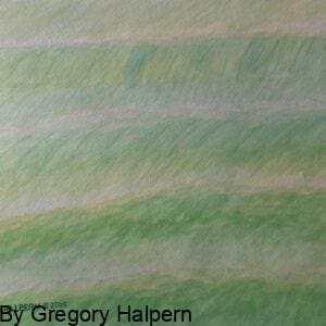 Original watercolor painting of four bands of grasses symbolizing wind, available for purchase